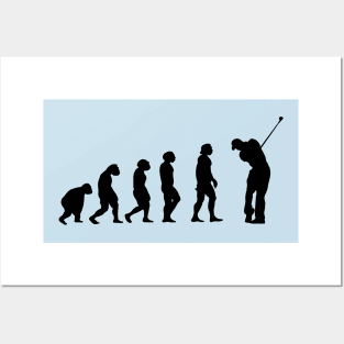 Evolution golf pro Posters and Art